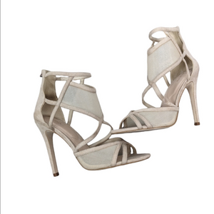 Aldo Nude Caged Heels Size 8.5